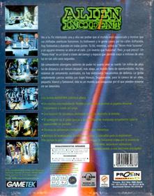 Alien Incident - Box - Back Image