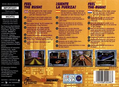 San Francisco Rush: Extreme Racing - Box - Back Image