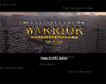 Full Spectrum Warrior: Ten Hammers - Screenshot - Game Title Image