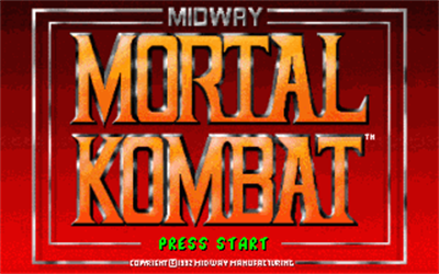 Mortal Kombat - Screenshot - Game Title Image