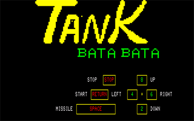 Tank Batabata - Screenshot - Game Title Image