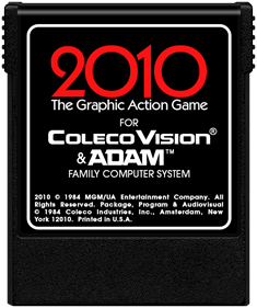 2010: The Graphic Action Game - Cart - Front Image