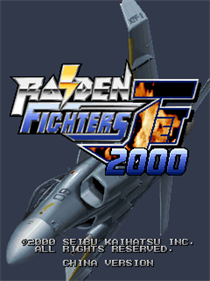 Raiden Fighters Jet - Screenshot - Game Title Image