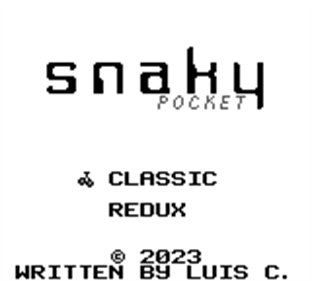 Snaky Pocket - Screenshot - Game Title Image