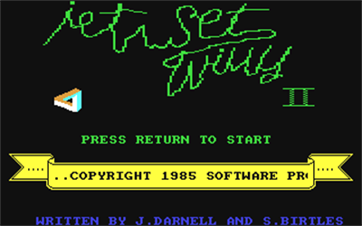 Jet Set Willy II: The Final Frontier - Screenshot - Game Title Image