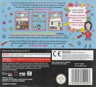 Jacqueline Wilson's Tracy Beaker: The Game - Box - Back Image