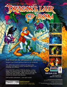 Dragon's Lair - Advertisement Flyer - Front Image