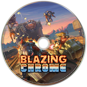 Blazing Chrome - Fanart - Disc Image