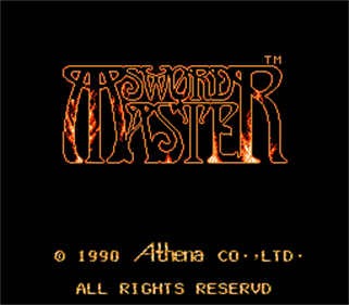 Sword Master - Screenshot - Game Title Image