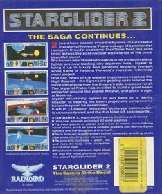 Starglider 2 - Box - Back Image