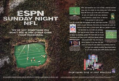 ESPN Sunday Night NFL - Advertisement Flyer - Front Image