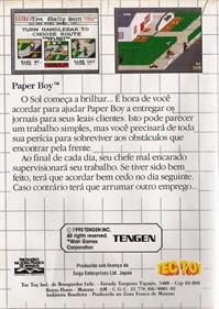 Paperboy - Box - Back Image