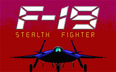 F-19 Stealth Fighter - Screenshot - Game Title Image