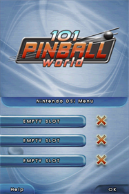 101 Pinball World - Screenshot - Game Title Image