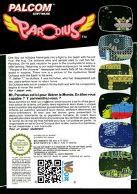 Parodius - Box - Back Image