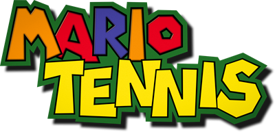 Mario Tennis - Clear Logo Image