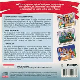 ADI Accompagnement Scolaire: Francais-Maths 5eme - Box - Back Image