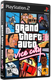 Grand Theft Auto: Vice City - Box - 3D Image