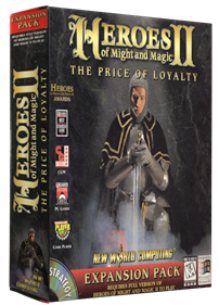 Heroes of Might and Magic II: The Price of Loyalty - Box - 3D Image