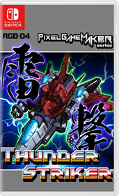 Pixel Game Maker Series: Thunder Striker - Fanart - Box - Front Image