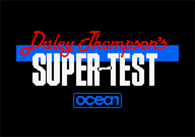 Daley Thompson's Super-Test - Screenshot - Game Title Image