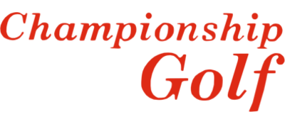 Championship Golf (1988) - Clear Logo Image