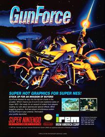 GunForce - Advertisement Flyer - Front Image