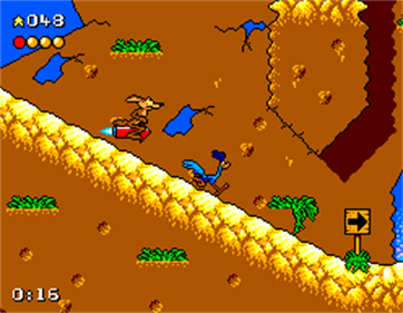 Desert Speedtrap starring Road Runner and Wile E. Coyote - Screenshot - Gameplay Image
