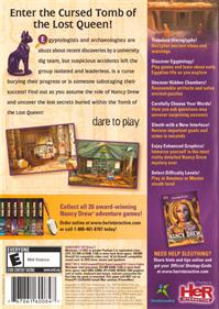 Nancy Drew: Tomb of the Lost Queen - Box - Back Image
