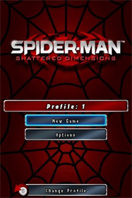 Spider-Man: Shattered Dimensions - Screenshot - Game Title Image