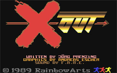 X-Out - Screenshot - Game Title Image