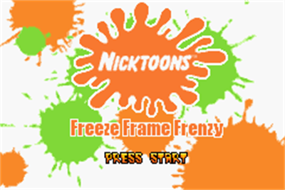 Nicktoons: Freeze Frame Frenzy - Screenshot - Game Title Image