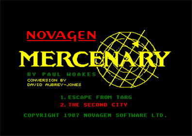 Mercenary  - Screenshot - Game Title Image