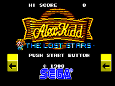Alex Kidd: The Lost Stars: Stella Edition - Screenshot - Game Title Image