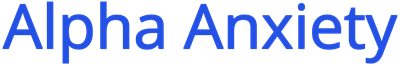 Alpha Anxiety - Clear Logo Image