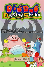 Dig Dug: Digging Strike - Screenshot - Game Title Image