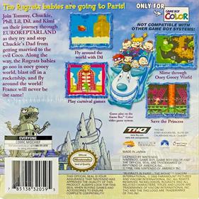 Rugrats in Paris: The Movie - Box - Back Image