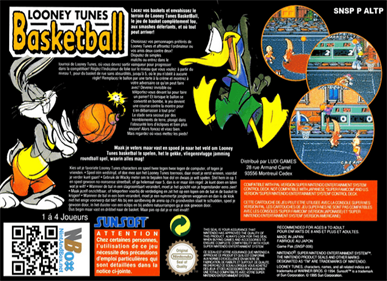 Looney Tunes B-Ball - Box - Back Image