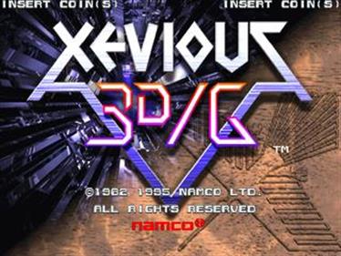 Xevious 3D/G - Screenshot - Game Title Image