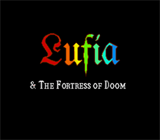 Lufia & the Fortress of Doom - Screenshot - Game Title Image