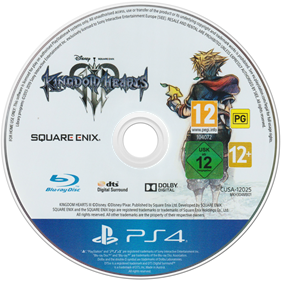 Kingdom Hearts III - Disc Image