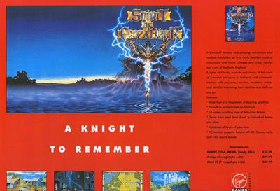 Spirit of Excalibur - Advertisement Flyer - Front Image