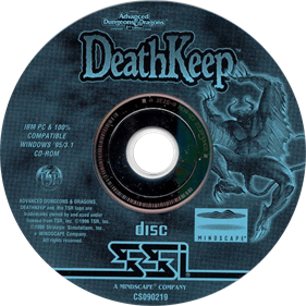 Advanced Dungeons & Dragons: DeathKeep - Disc Image