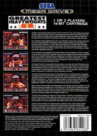 Greatest Heavyweights - Box - Back Image