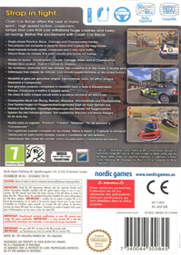 Maximum Racing: Crash Car Racer - Box - Back Image