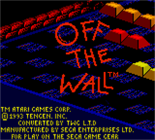Off the Wall - Screenshot - Game Title Image