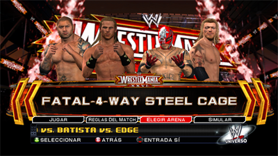 WWE SmackDown vs. Raw 2011 - Screenshot - Game Select Image