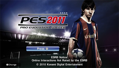 PES 2011: Pro Evolution Soccer - Screenshot - Game Title Image