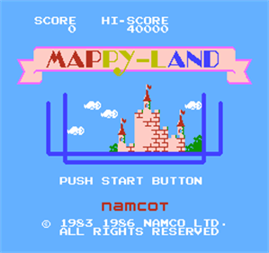 Mappy-Land - Screenshot - Game Title Image