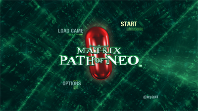 The Matrix: Path of Neo - Screenshot - Game Title Image